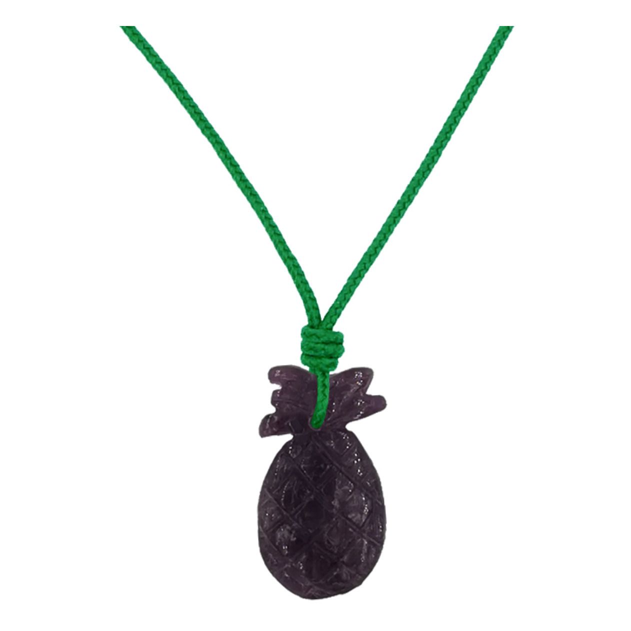 Amethyst Pineapple Necklace - Kids’ Collection - Verde- Imagen del producto n°0
