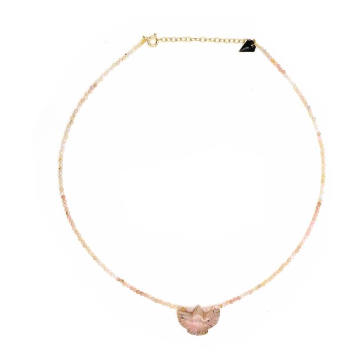 Faceted Opal Condor Necklace - Women's Collection | Rosa- Imagen del producto n°0
