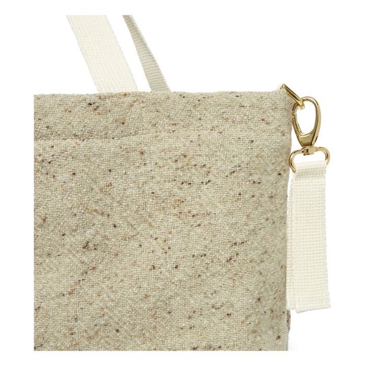 Shopper aus Wolle und Leinen | Beige meliert- Produktbild Nr. 8