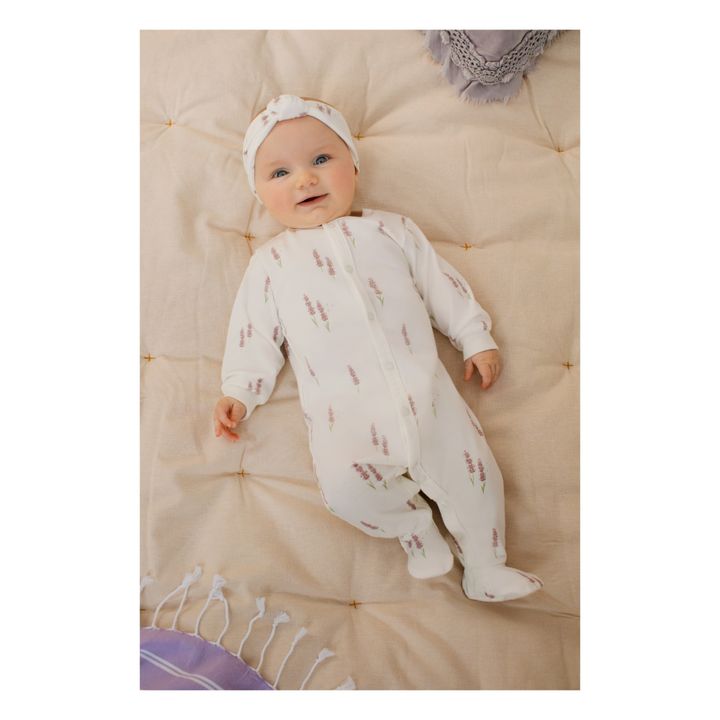 Lavender Pyjama Bodysuit Blanco- Imagen del producto n°1