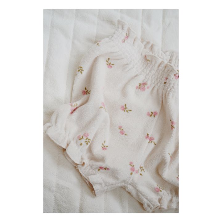Itty Organic Cotton Terry Cloth Bloomers Ecru- Product image n°1