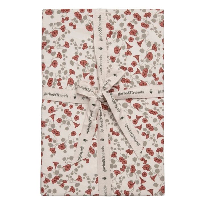 Drap-housse Royal Cress en percale de coton | Rouge- Image produit n°0