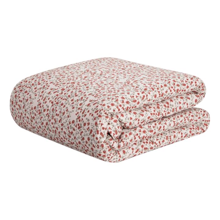 Coperta trapuntata Royal Cress, in cotone percalle | Rosso- Immagine del prodotto n°0