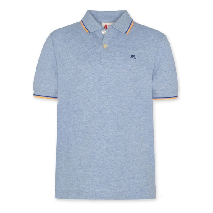 Carter Polo Shirt Marled blue- Product image n°0