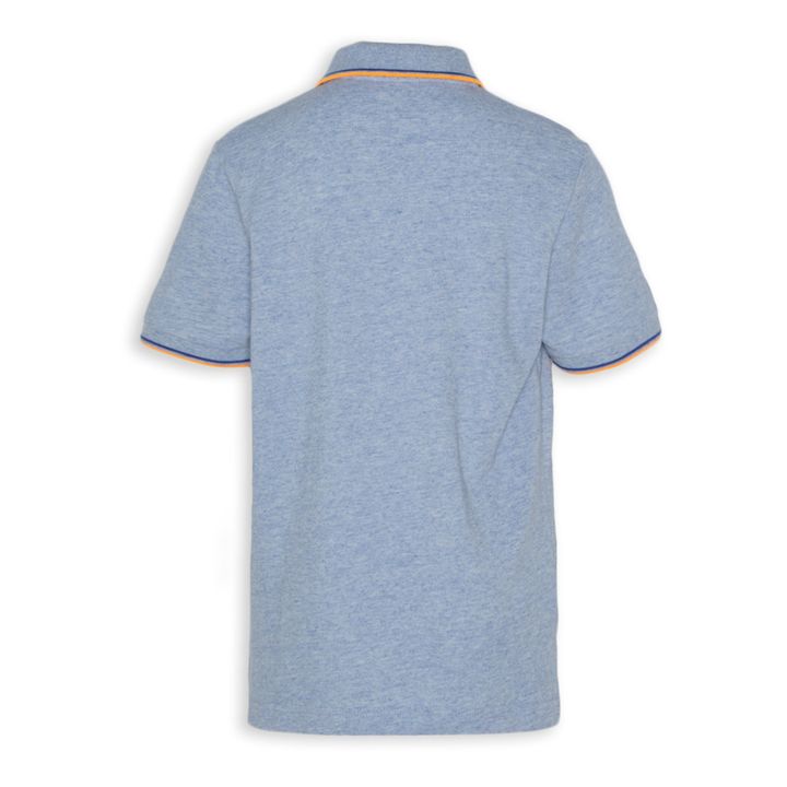 Carter Polo Shirt Marled blue- Product image n°3