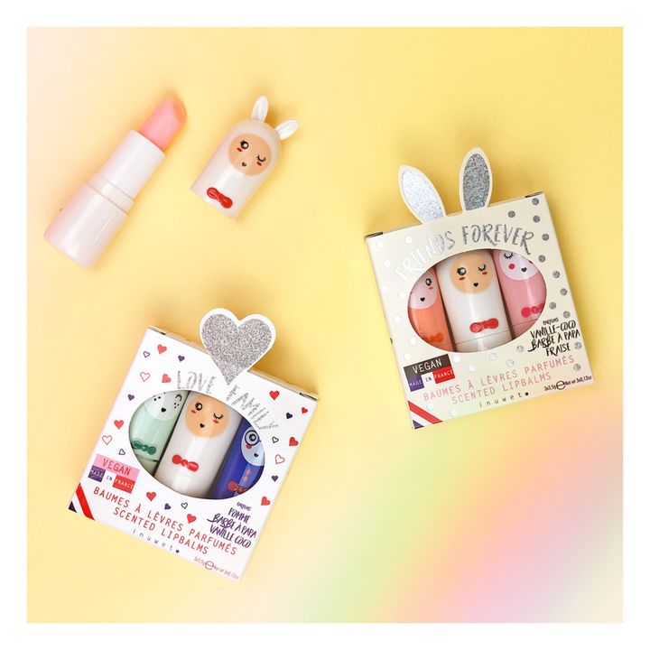 Cofre trío con bálsamos de labios Love Family- Imagen del producto n°1