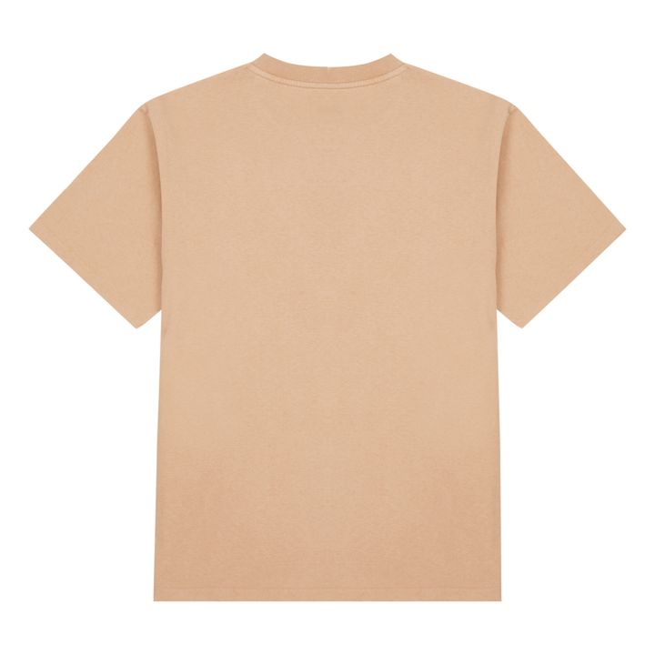 Katakana Embroidered T-shirt Beige- Immagine del prodotto n°2