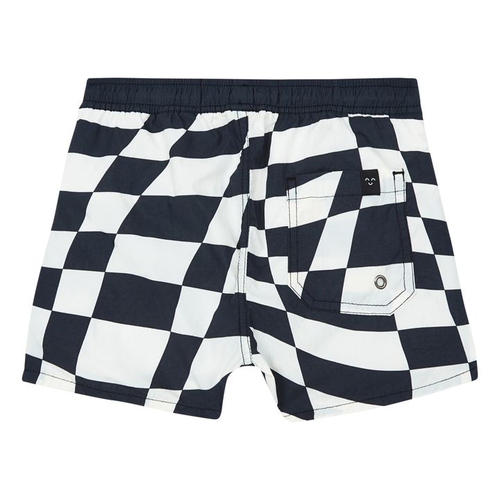 Short de Bain Poolboy Carreaux Noir- Image produit n°1