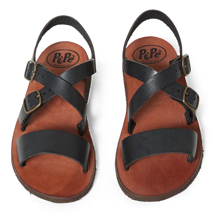 Sandalias Double Hebillas Negro- Imagen del producto n°3