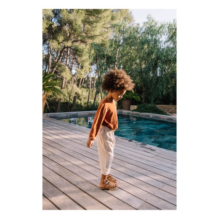 T-Shirt Eponge Coton Bio Pimpi Caramel- Image produit n°3
