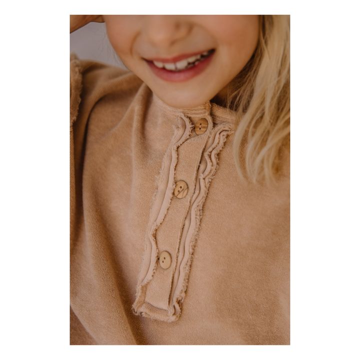 Big Jo Organic Cotton Terry Cloth Sweatshirt Pale pink- Product image n°2