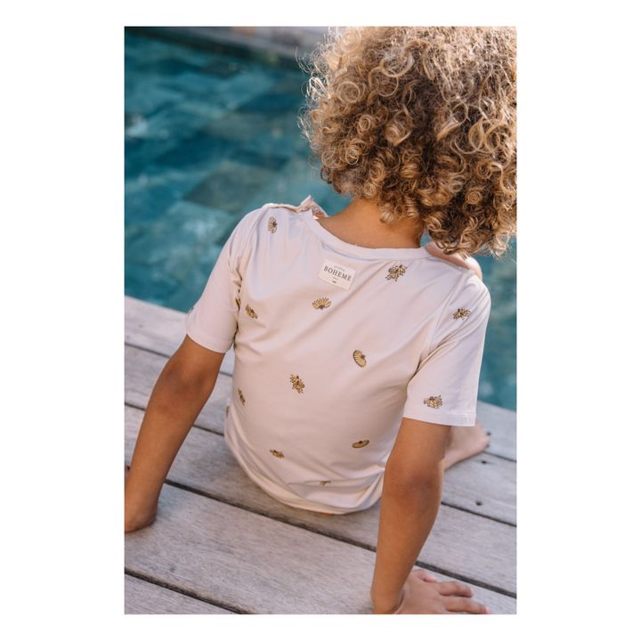 Rio Recycled Polyamide Anti-UV T-shirt | Ecru- Product image n°2