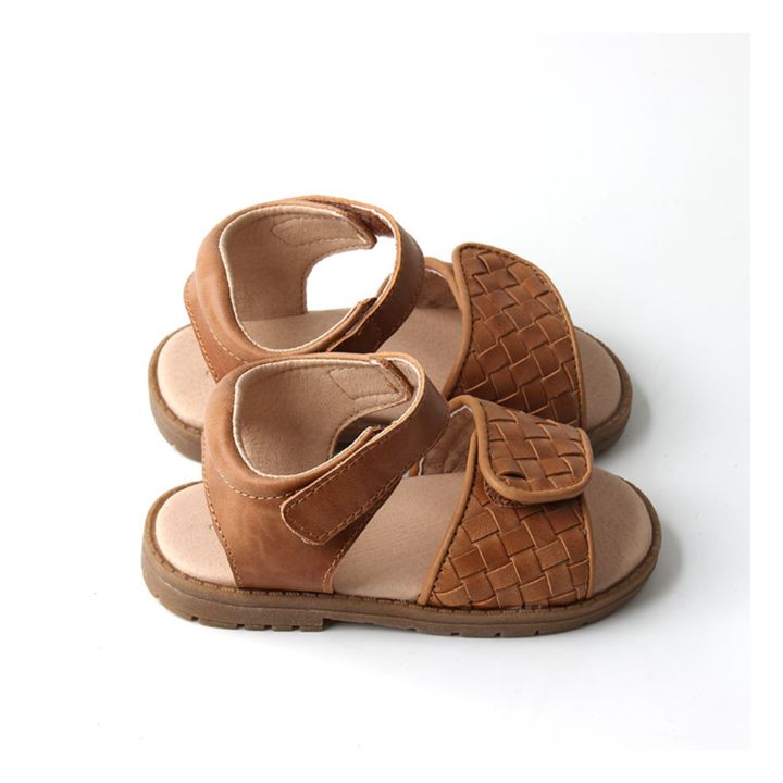 Woven Sandals | Marrone- Immagine del prodotto n°4