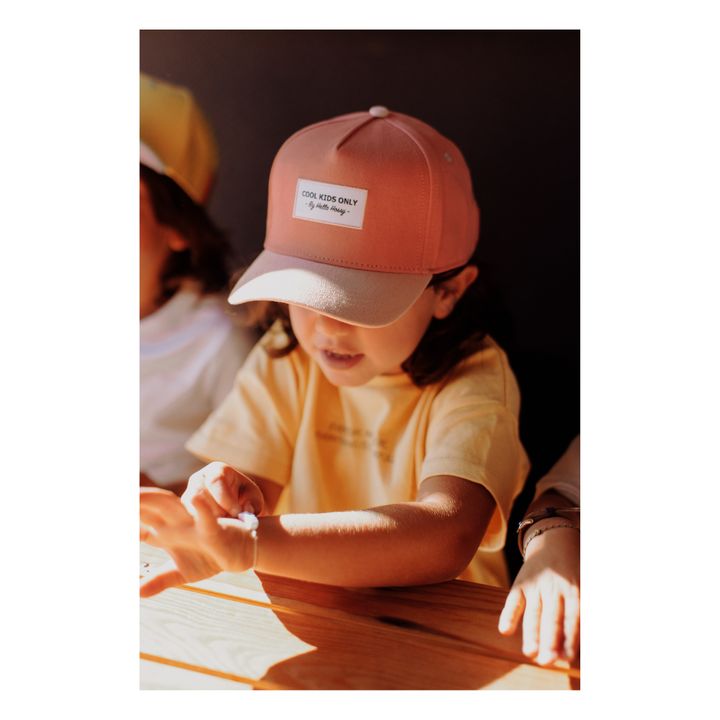 Plain Curved Visor Cap Blassrosa- Produktbild Nr. 1