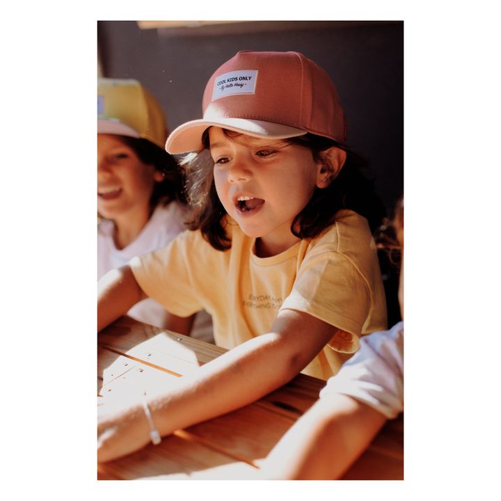 Plain Curved Visor Cap Blassrosa- Produktbild Nr. 5