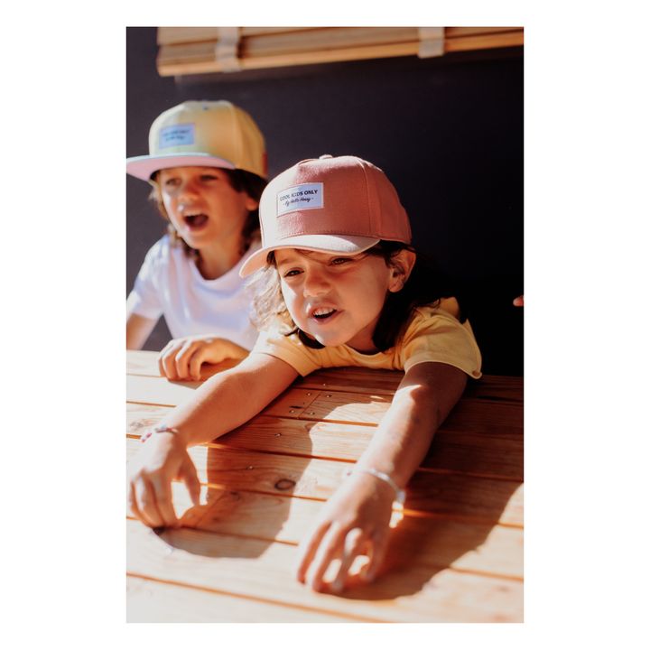 Casquette Visière Courbée Unie Rose pâle- Image produit n°6