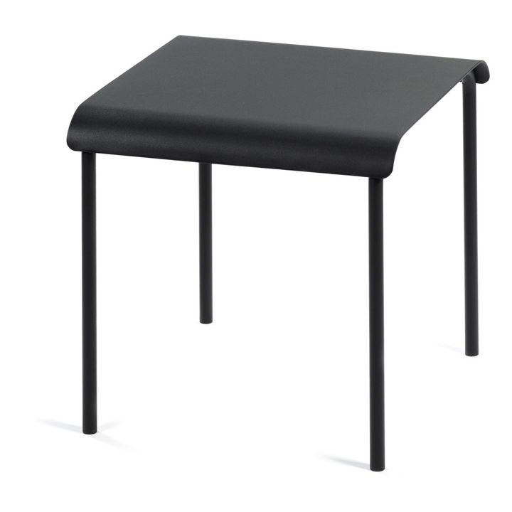 Hocker August outdoor | Schwarz- Produktbild Nr. 0