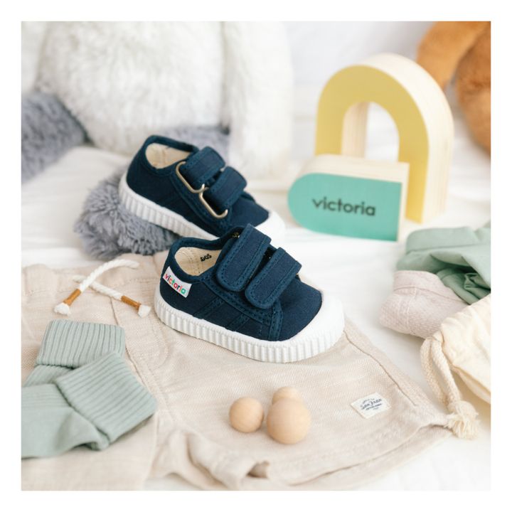 Sneakers Tiras Lona Scratch | Blu- Immagine del prodotto n°4