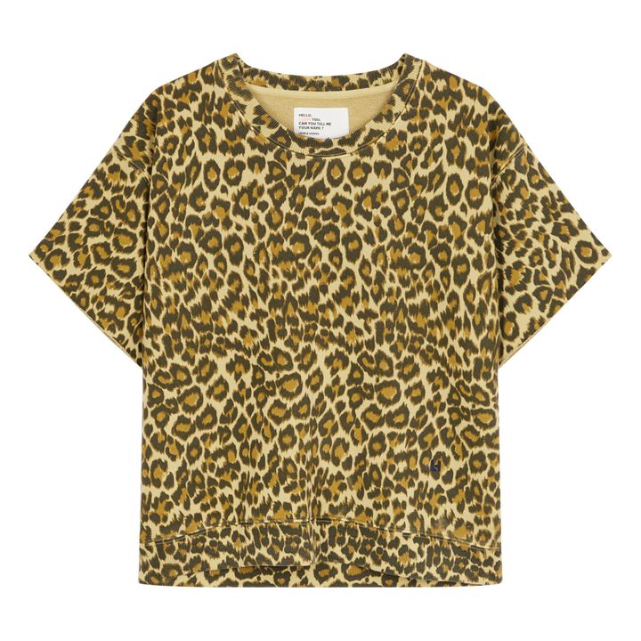 Felpa Soli Beast, in cotone biologico Leopardo- Immagine del prodotto n°0