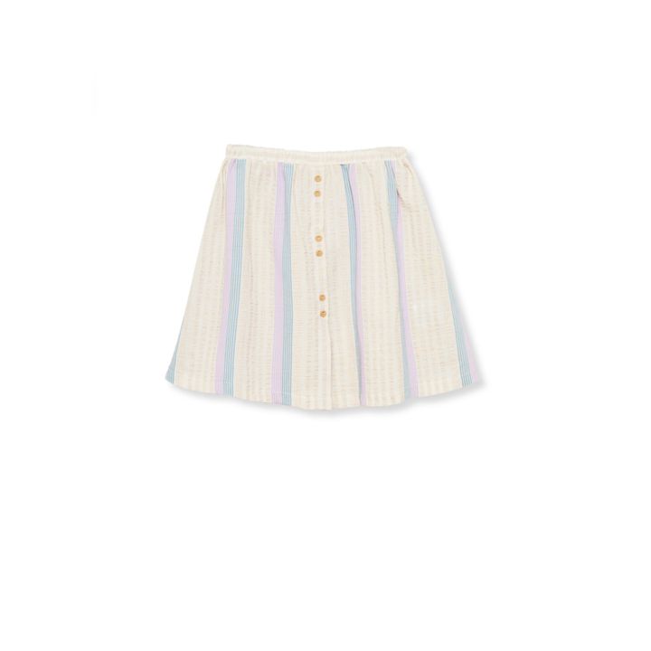 Jupe Coton Bio et Recyclé Phanai Vanille- Image produit n°0