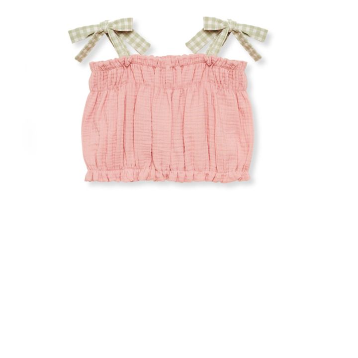 Top Gaze de Coton Bio Kiaw Rose- Image produit n°0