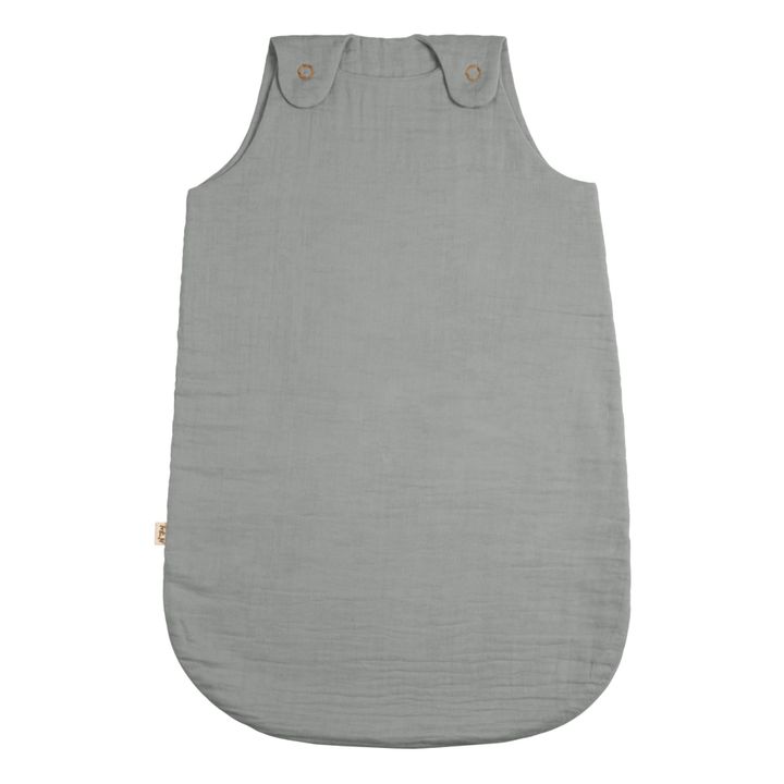 Leichter Babyschlafsack Bio-Baumwollgaze Silver Grey S019- Produktbild Nr. 0