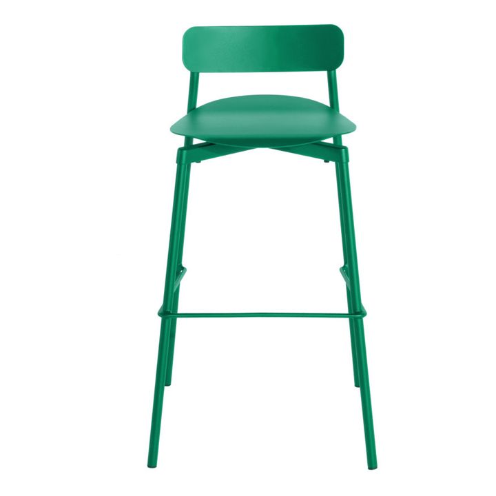 Fromme Metal Bar Stool | Green- Product image n°0