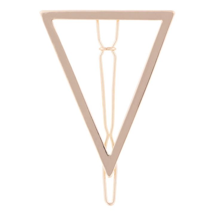 Triangle Hair Barrette Gold- Product image n°2