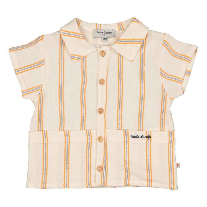 Germain Organic Cotton Muslin Shirt | Seidenfarben- Produktbild Nr. 0