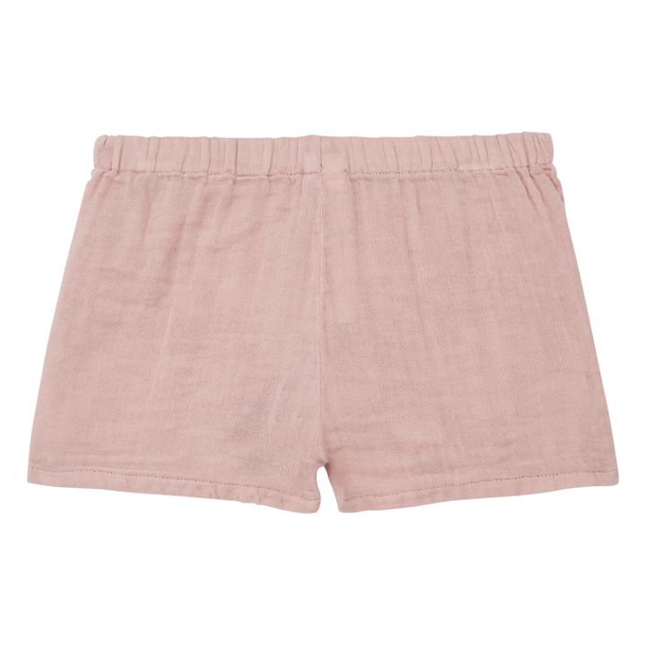 Short Coton Bio Josi Vieux Rose- Image produit n°1