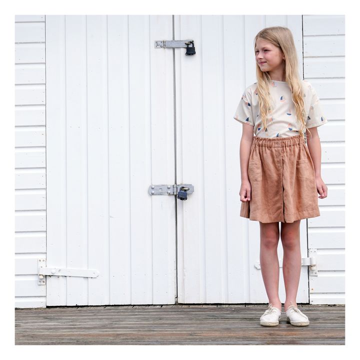 Sailor Organic Cotton Voile T-shirt | Ecru- Product image n°1