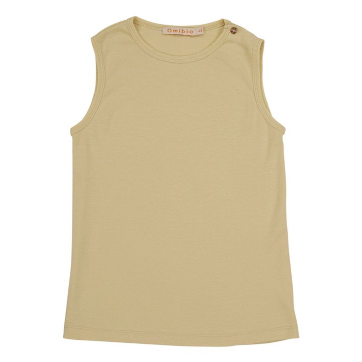 Sky Organic Cotton Tank Top Vanilla- Product image n°0
