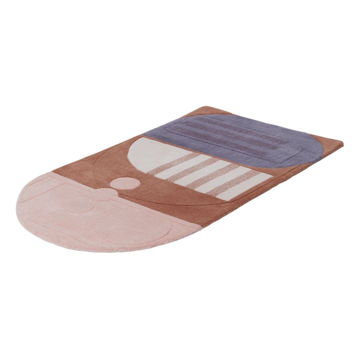 Tapis Melodie en laine Terracotta- Image produit n°0