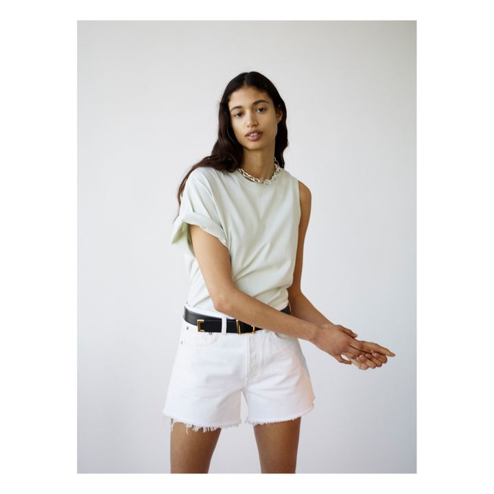 Pantalón corto vaquero Long Parker | Panna Cotta- Imagen del producto n°5