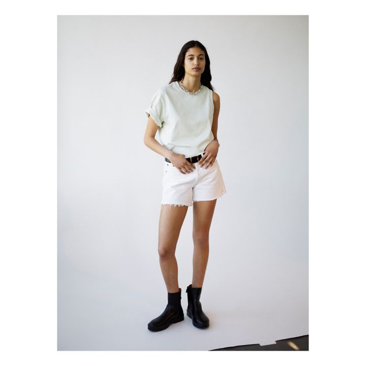 Pantalón corto vaquero Long Parker | Panna Cotta- Imagen del producto n°6