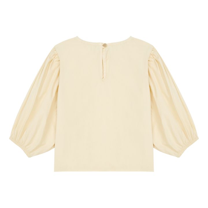 Blouse Coton Bio Kota Jaune pâle- Image produit n°2