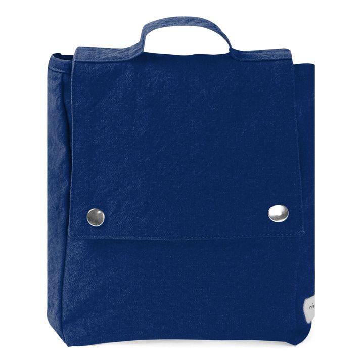 Minimes Upcycled Denim Children’s Backpack | Azul Marino- Imagen del producto n°0