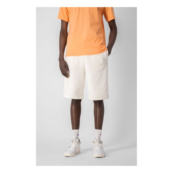 Pantaloncini Unisex in cotone biologico - Collezione Uomo - Ecru- Immagine del prodotto n°2