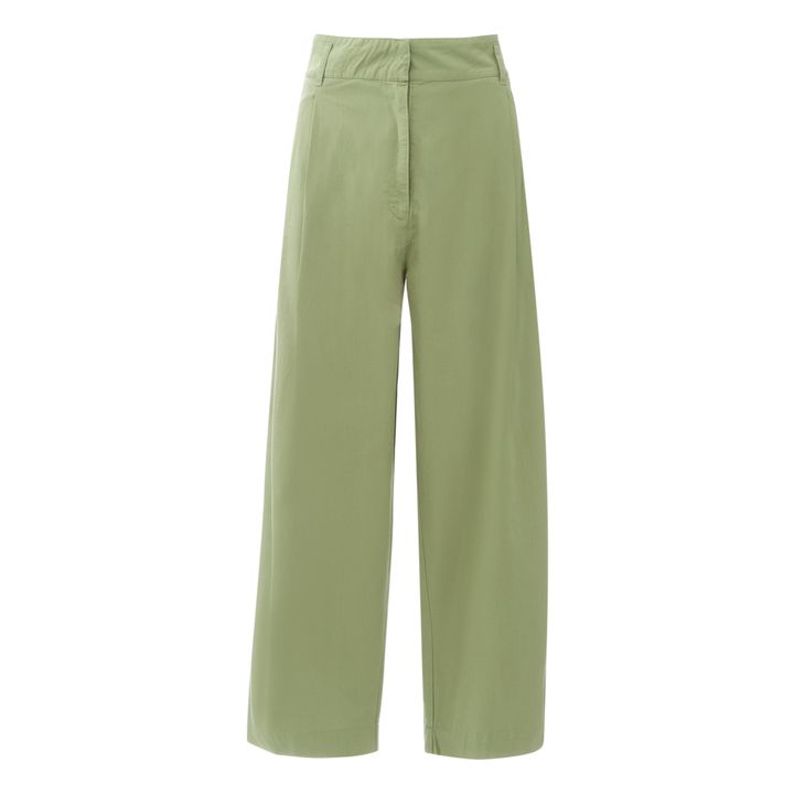 Pantalon British Worker Vert kaki- Image produit n°0