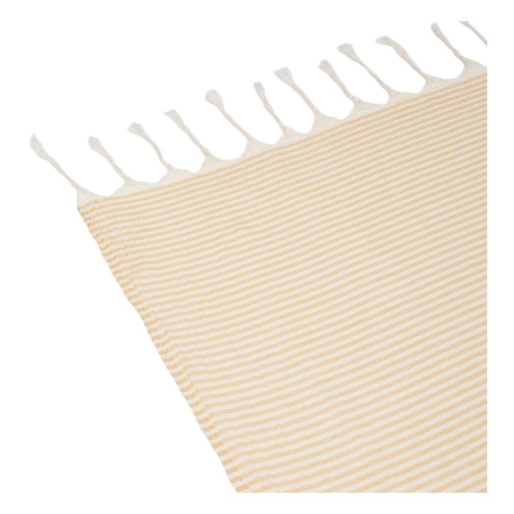 Serviette de plage Noosa | Jaune moutarde- Image produit n°2