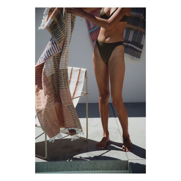 Toalla de playa Island | Amarillo Mostaza- Imagen del producto n°3