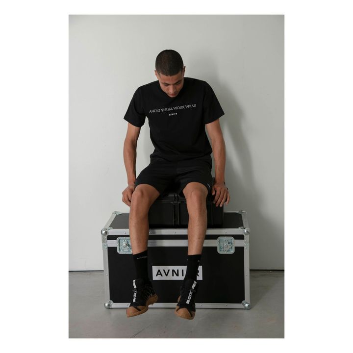 T-Shirt Source, in cotone biologico Nero- Immagine del prodotto n°4