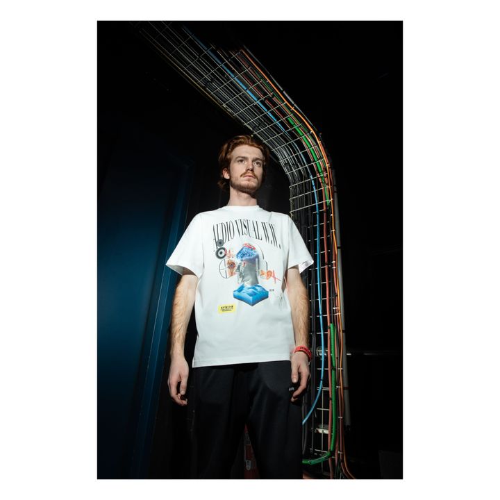 T-Shirt Source Emotion, in cotone biologico Bianco- Immagine del prodotto n°1