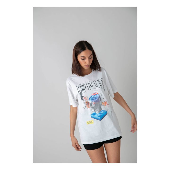 T-Shirt Source Emotion, in cotone biologico Bianco- Immagine del prodotto n°2