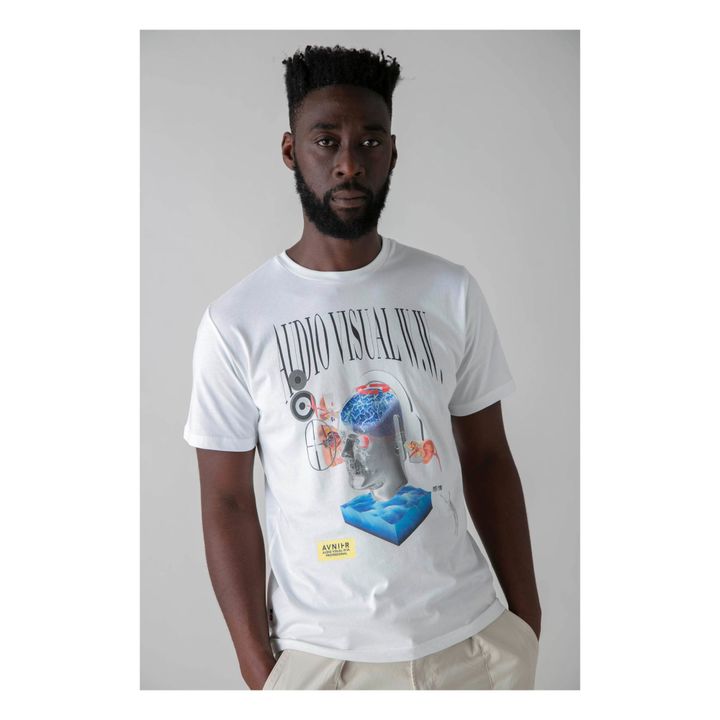 T-Shirt Source Emotion, in cotone biologico Bianco- Immagine del prodotto n°4