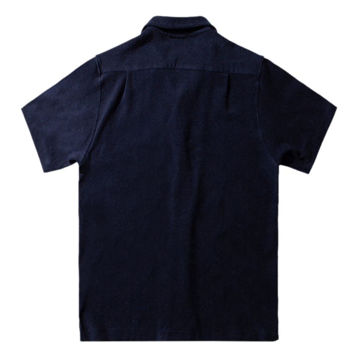 Terry Short Sleeve Shirt Navy blue- Product image n°3
