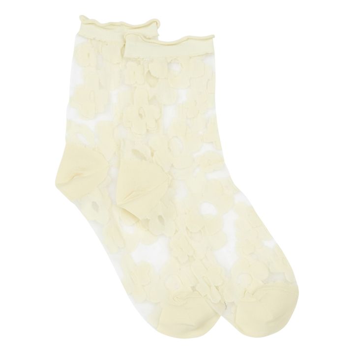 Chaussettes Pop Sheer Ivoire- Image produit n°0