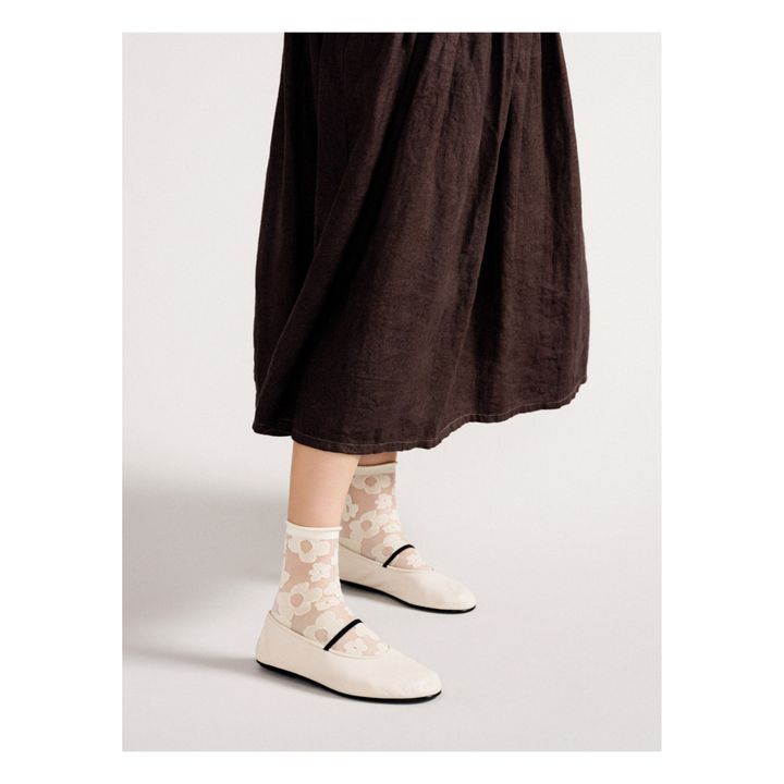 Chaussettes Pop Sheer Ivoire- Image produit n°1