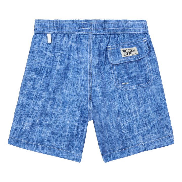 Short de Bain Achille Délavé Bleu indigo- Image produit n°1