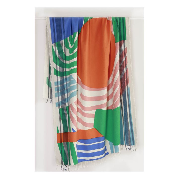 Fouta Odyssey - 1 place | Rose- Image produit n°0